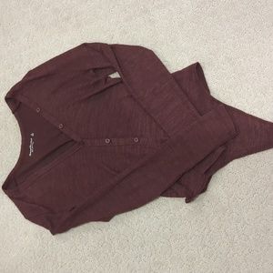 Brown soft & cozy Abercrombie bodysuit Small